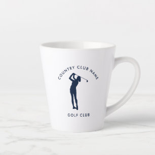 Tasse Latte Golf Country Club Navy Blue Team Swag