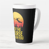 Tasse Latte Golf sur disque avec vous (Angle droit)