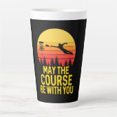 Tasse Latte Golf sur disque avec vous (Devant)