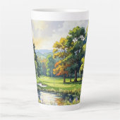 Tasse Latte Golf Theme (Devant)