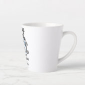 Tasse Latte Gone Bionic Hip Remplacement Celebration Personnal (Droite)