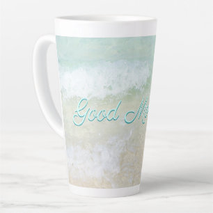 Tasse Latte Good Morning Beach Surf Ocean Dit