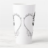 Tasse Latte Gorilla Heartbeat (Devant)