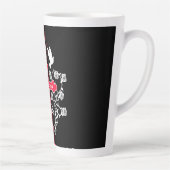Tasse Latte Goth Post Punk Mode (Droite)