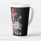 Tasse Latte Goth Post Punk Mode (Angle droit)