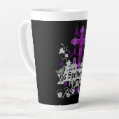 Tasse Latte Goth Post Punk Mode (Angle gauche)
