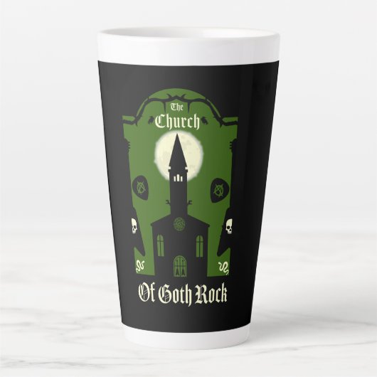 Tasse Latte Goth Subculture Post Punk Music (Devant)