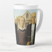 Tasse Latte Gothic américain (Angle droit)