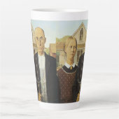 Tasse Latte Gothic américain (Devant)