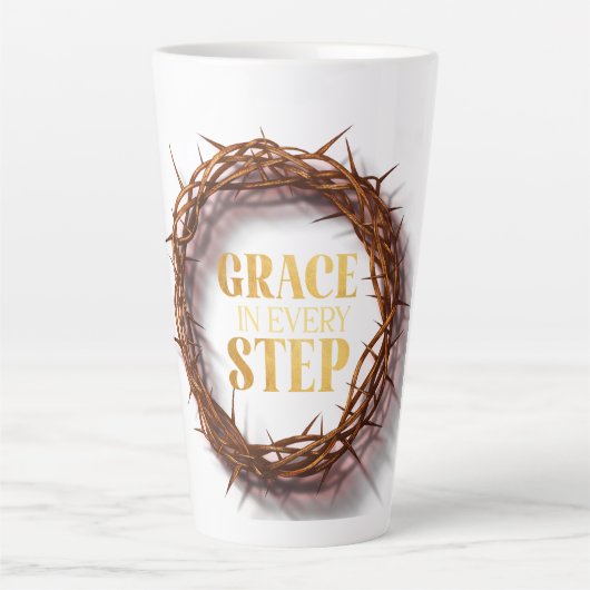 Tasse Latte Grace in Every Step (Devant)