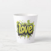 Tasse Latte Graffiti Field of Endless Love (Devant)
