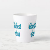 Tasse Latte Grand-mère ciel bleu typographie Fête des mères (Devant)