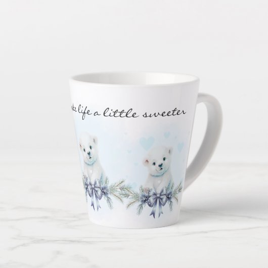 Tasse Latte Grand-père bleu rend la vie plus douce Grossesse r (Angle droit)