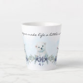 Tasse Latte Grand-père bleu rend la vie plus douce Grossesse r (Devant)