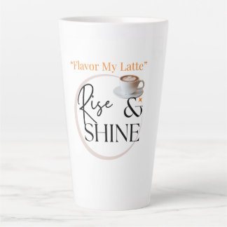 Tasse Latte Grande augmentation de la saveur en latte et boug 