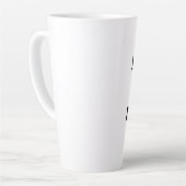 Tasse Latte Grande Musique (Angle gauche)