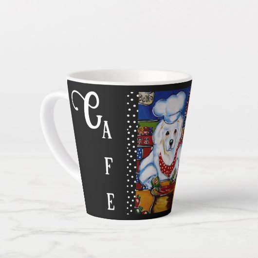 TASSE LATTE GRANDS PYRÉNÉES (Angle gauche)