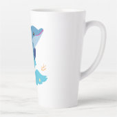 Tasse Latte graphisme de dauphin (Droite)