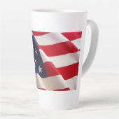 Tasse Latte Gras Etoiles et rayures - United States Flag Art (Angle droit)