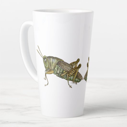 Tasse Latte Grasshopper vert (Angle gauche)