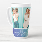 Tasse Latte Grateful Merci béni moderne Trois photo (Angle gauche)