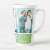 Tasse Latte Grateful Merci béni moderne Trois photo (Droite)