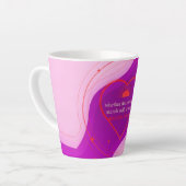 Tasse Latte Gratitude Remains™: A Daily Ritual of Love (Angle gauche)