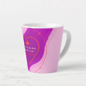 Tasse Latte Gratitude Remains™: A Daily Ritual of Love (Angle droit)