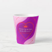 Tasse Latte Gratitude Remains™: A Daily Ritual of Love (Devant)