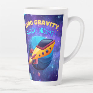Tasse Latte Gravité zéro rêves infinis