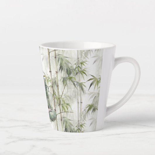 Tasse Latte Green Bamboo Serenity Buddha (Droite)