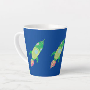 Tasse Latte Green Chilton Space Rocket Star
