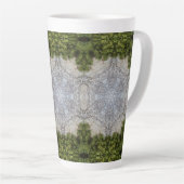 Tasse Latte Green Moss & Earth Nature Art (Angle droit)