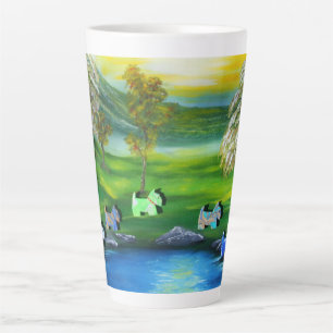 Tasse Latte Green Venus Scotties à l'étang