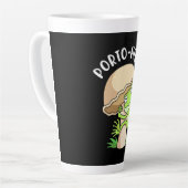 Tasse Latte Grenouille Et Champignons (Angle gauche)