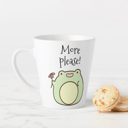 Tasse Latte Grenouille verte (En situation)