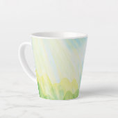 Tasse Latte Grenouille verte attrapant quelques rayons (Angle gauche)