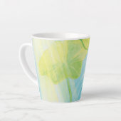 Tasse Latte Grenouille verte sous Pad Lily (Angle gauche)