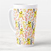 Tasse Latte Grenouilles joueuses (Angle gauche)