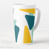 Tasse Latte Gribouillis de triangle 45 (Angle droit)