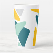 Tasse Latte Gribouillis de triangle 45 (Devant)