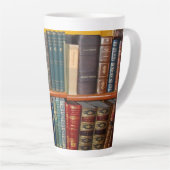 Tasse Latte Gros latmos de livres anciens (Angle droit)