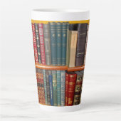 Tasse Latte Gros latmos de livres anciens (Devant)