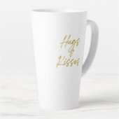 Tasse Latte Gros latte de latte et baisers (Angle droit)