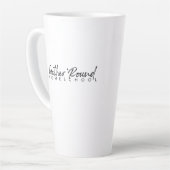 Tasse Latte Grosse muqueuse en latte (Angle gauche)