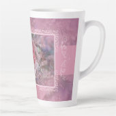 Tasse Latte Grosse pâte en latte rose (Droite)