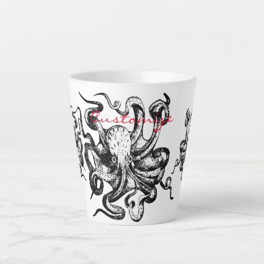 Tasse Latte Grosse pieuvre Thunder_Cove (Devant)