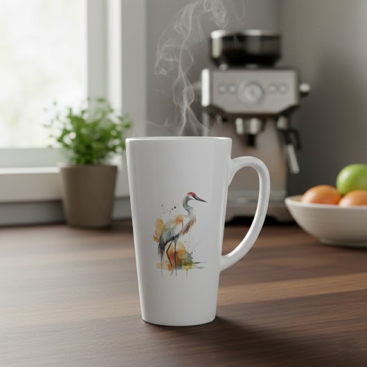Tasse Latte Grue errante