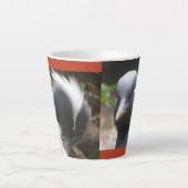 Tasse Latte Grue mignonne gros latte (Devant)