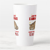 Tasse Latte Grumpy Cat Sarcastic Quote (Devant)